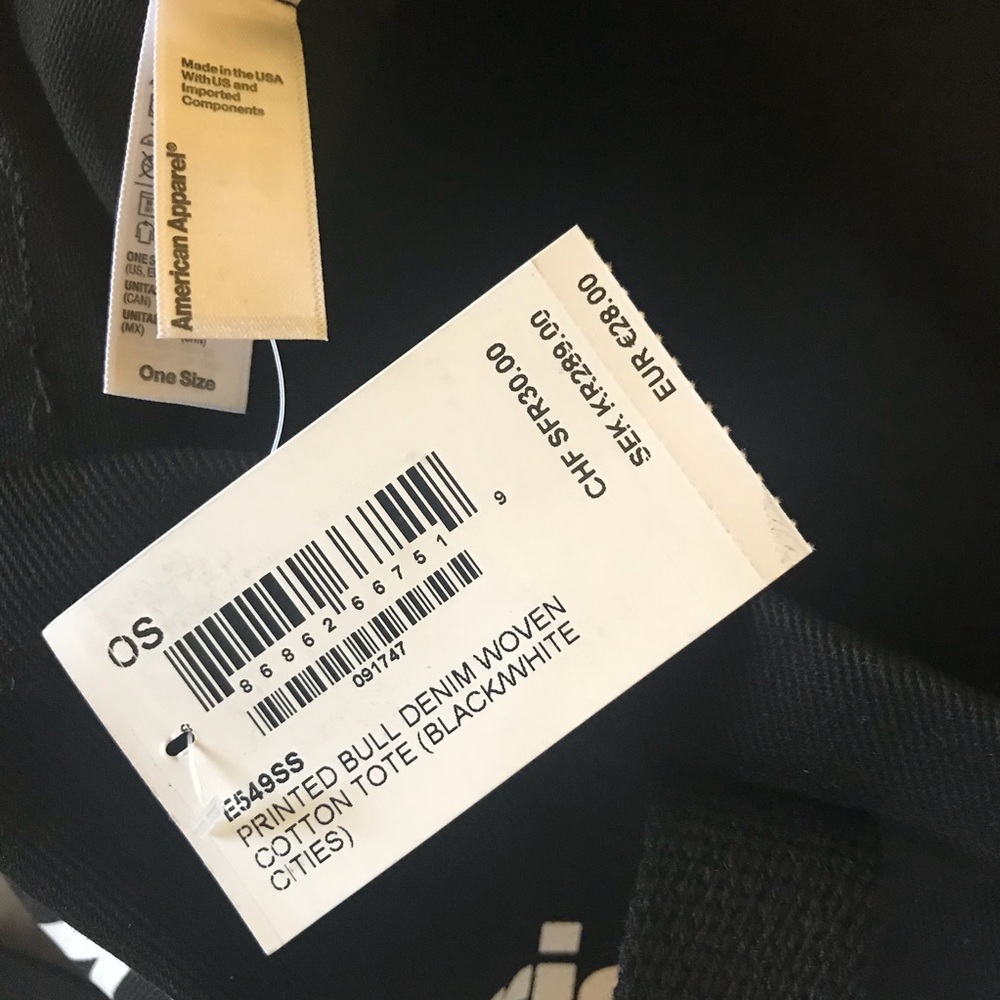 American Apparel - Canvas Cities Tote Bag - Picture 2 of 2